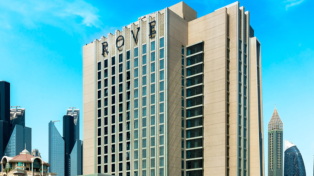 <b>Rove Dowtown viešbutis, Dubajus</b><br />
Caparol / CapaPrime / CapaStucco / CapaMatt / Flexotop